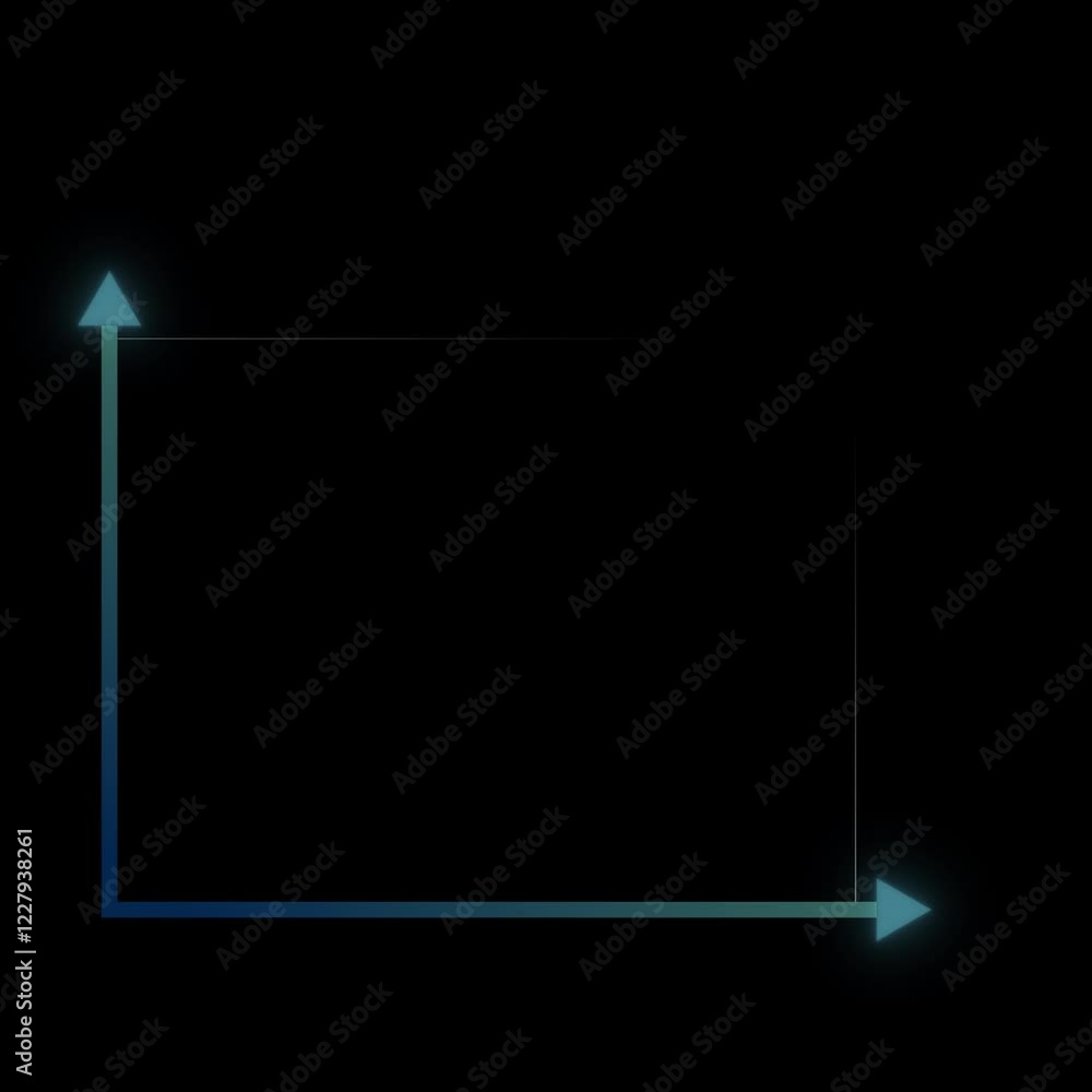 Animated business growth line graph on a transparent background with an alpha channel. Animated business growth line graph on a transparent background with an alpha channel.