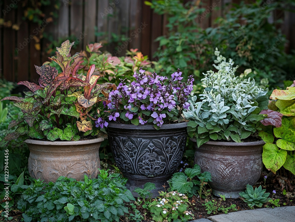 different plants in the garden different plants in the garden