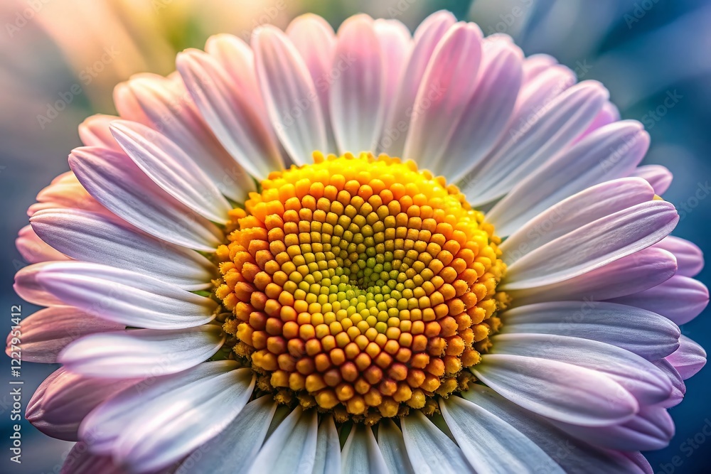 Highly Detailed Macro Photograph of a Daisy Flower, Botanical Close-Up, Nature Photography Highly Detailed Macro Photograph of a Daisy Flower, Botanical Close-Up, Nature Photography
