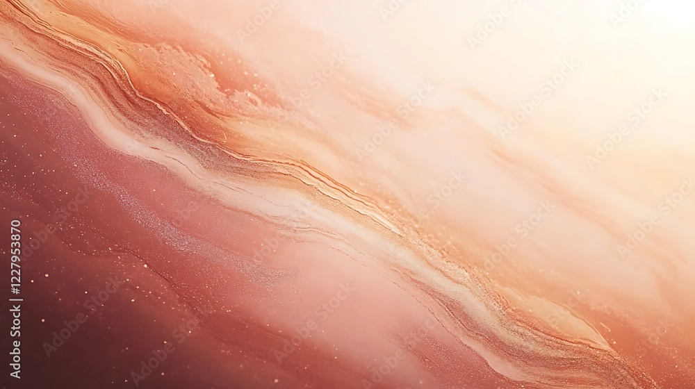 Fototapeta premium Abstract Peach and Rose Gold Swirls Texture