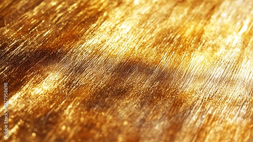 Golden Glittering Texture Abstract Background