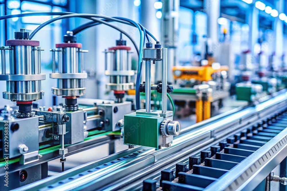 Industrial Automation: Pneumatic System in Electronics Factory - Industry 4.0 Industrial Automation: Pneumatic System in Electronics Factory - Industry 4.0