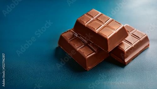 delicious cho te bar with glossy finish featuring square and pyramid shaped pieces perfect for sweet cravings and desserts photo