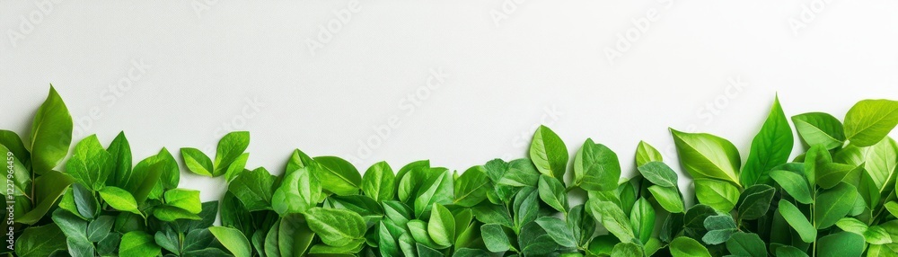 A vibrant display of lush green leaves against a clean background, evoking freshness and natural beauty. A vibrant display of lush green leaves against a clean background, evoking freshness and natural beauty.