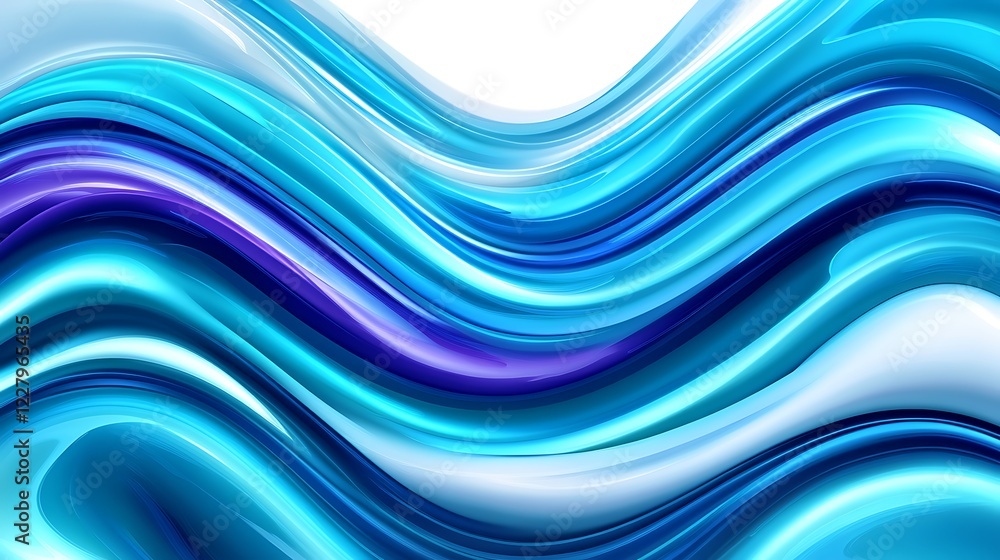 Abstract Blue and Purple Wavy Lines Design Abstract Blue and Purple Wavy Lines Design