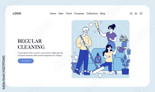 Lifestyle. Flat Vector Illustration