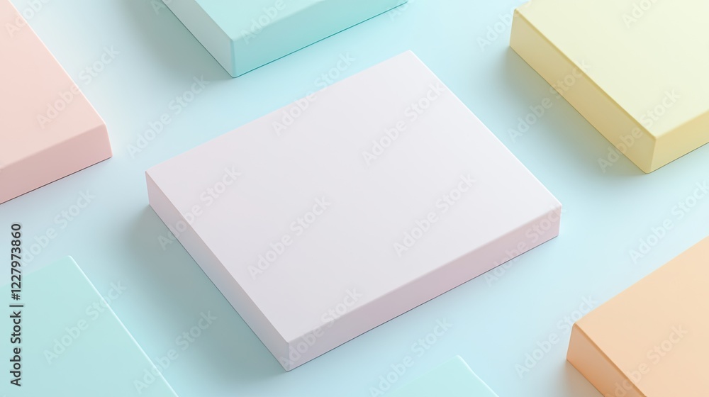 modern blank credit card creatively arranged with abstract 3d shapes in soft pastel hues bright studio lighting modern blank credit card creatively arranged with abstract 3d shapes in soft pastel hues bright studio lighting