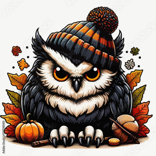 Sitting owl (2)