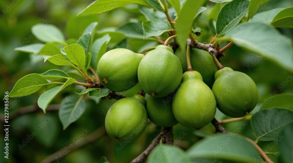 Miniature Guava Tree with Abundant Fruit Miniature Guava Tree with Abundant Fruit