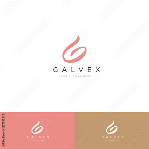 Stylish and Sophisticated G Lettermark Logo for Feminine Identity | Fully Editable
