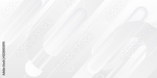 Abstract white background. Minimal geometric white light background abstract design. Eps10