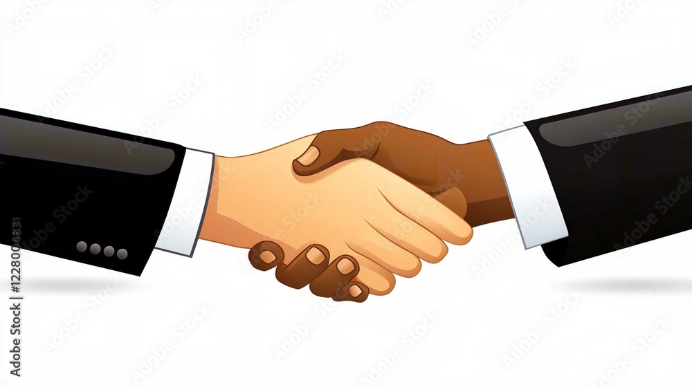 Successful Business Partnership Handshake Agreement in Professional Meeting Successful Business Partnership Handshake Agreement in Professional Meeting