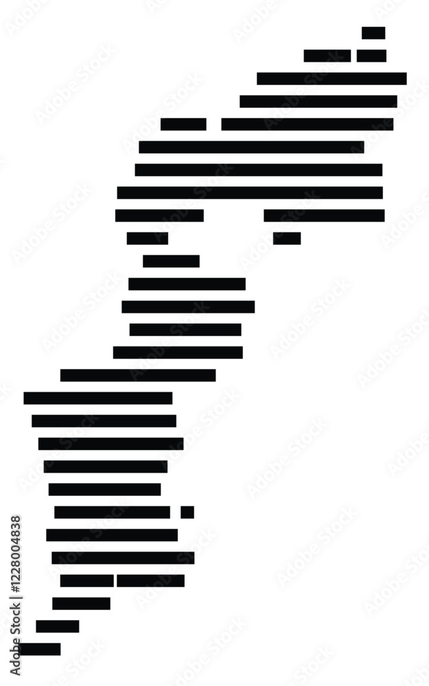 Map of the state or region Burgenland (Austria) Map of the state or region Burgenland (Austria)