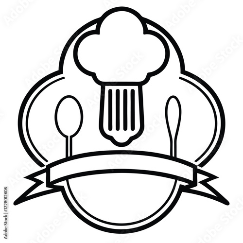 A playful and colorful restaurant logo, incorporating a steaming bowl or cup with dynamic lines to convey warmth, flavor, and freshness.


