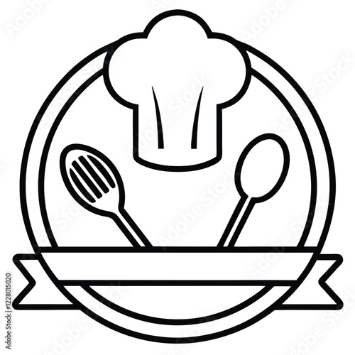 A playful and colorful restaurant logo, incorporating a steaming bowl or cup with dynamic lines to convey warmth, flavor, and freshness.

