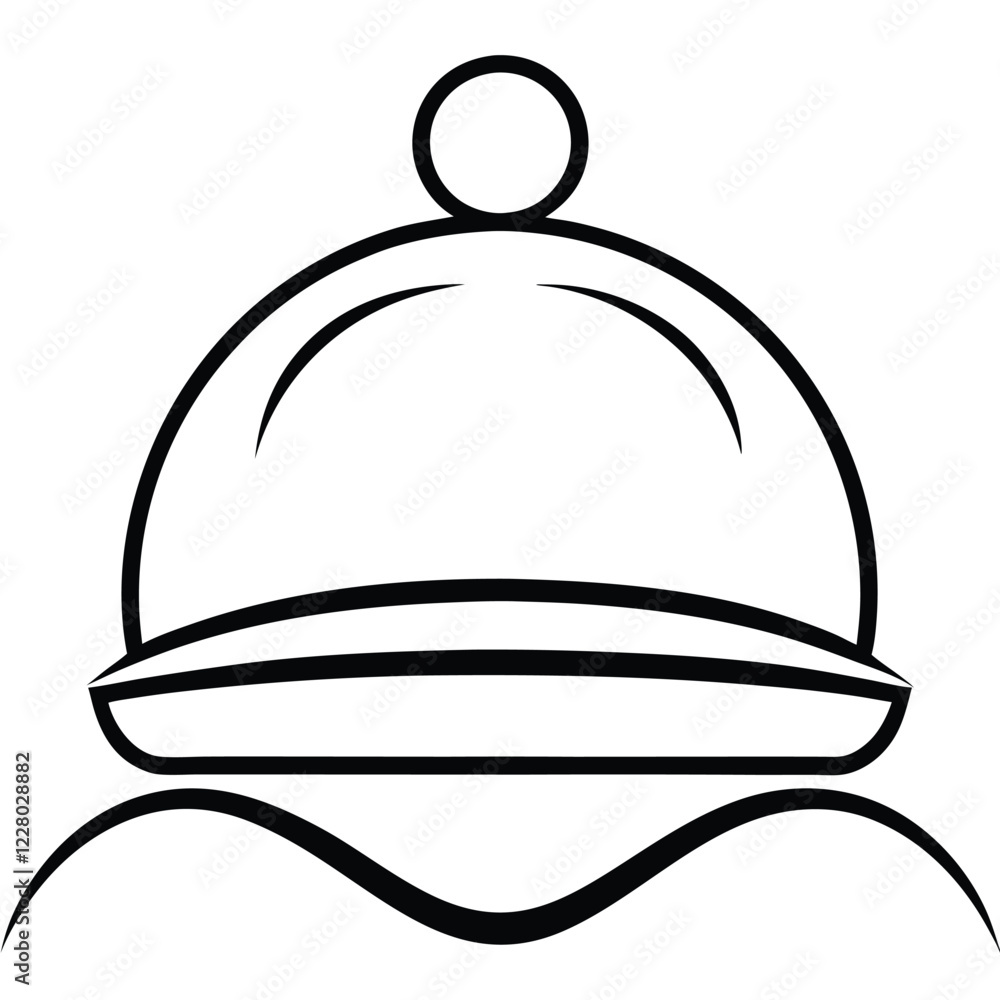 A stylish and artistic restaurant logo, featuring a circular plate with a fork and spoon in a balanced composition, symbolizing delicious meals and high-quality service. A stylish and artistic restaurant logo, featuring a circular plate with a fork and spoon in a balanced composition, symbolizing delicious meals and high-quality service.