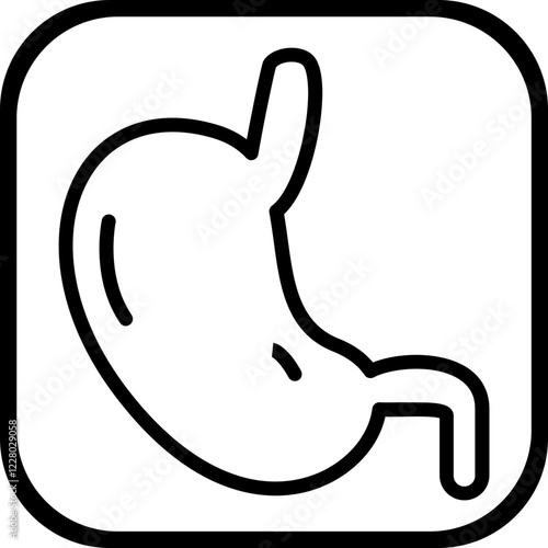 Stomach Icon Style