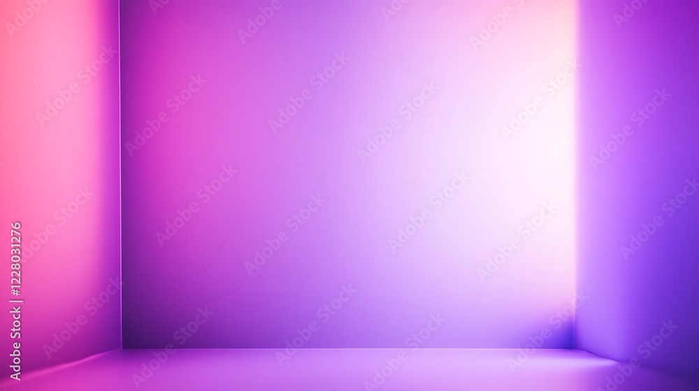 Abstract Purple and Pink Corner Room Illumination Abstract Purple and Pink Corner Room Illumination