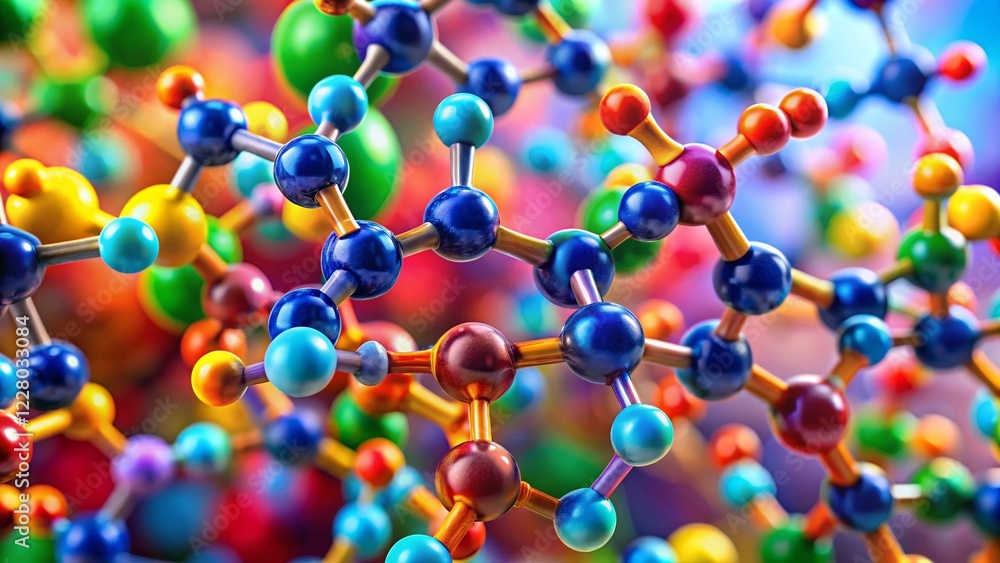 Miniature Molecular Model: Xanthine Oxidase Enzyme Structure Miniature Molecular Model: Xanthine Oxidase Enzyme Structure