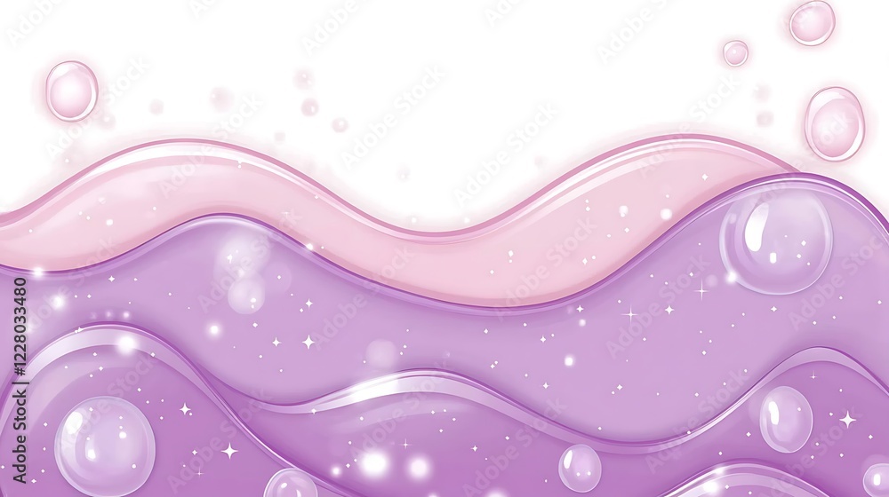 Abstract Lavender and Pink Wavy Liquid Design Abstract Lavender and Pink Wavy Liquid Design