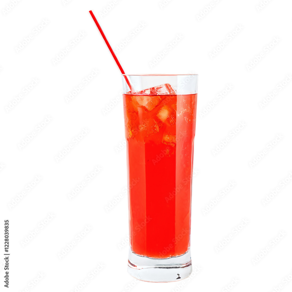 red punch in a glass isolated on transparent background red punch in a glass isolated on transparent background