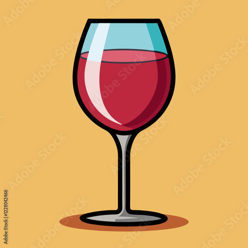 glass of red wine