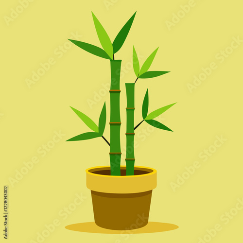 bamboo in a vase