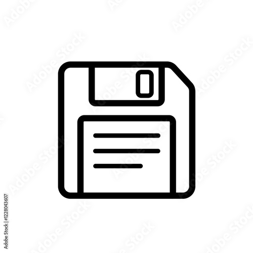 disk floppy disk, save - vector icon