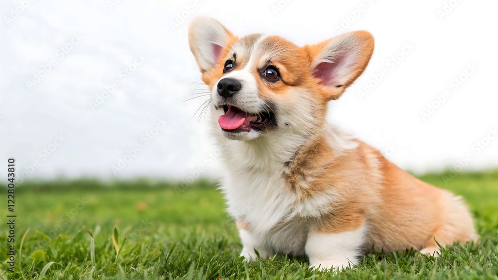 Playful Corgi Puppy on Green Grass
Playful Corgi Puppy on Green Grass