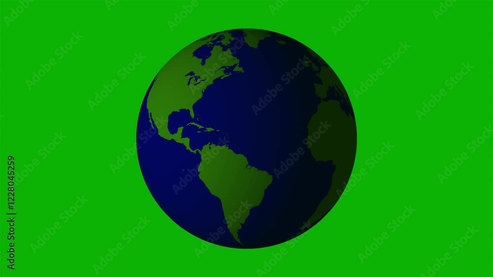 Planet earth the globe world spinning rotation 3D animation on green screen alpha channel mask key background motion graphics country map dynamic object Planet earth the globe world spinning rotation 3D animation on green screen alpha channel mask key background motion graphics country map dynamic object