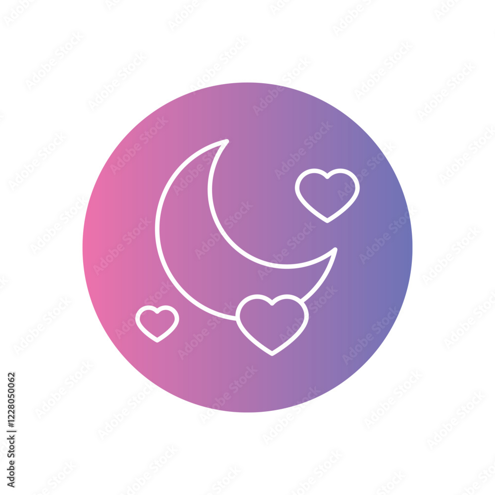Honeymoon icon vector stock illustration Honeymoon icon vector stock illustration