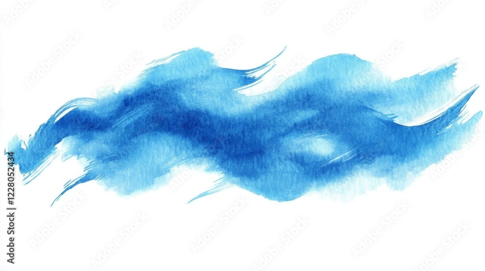 © natalikp - Abstract watercolor brush strokes painted background. Texture paper