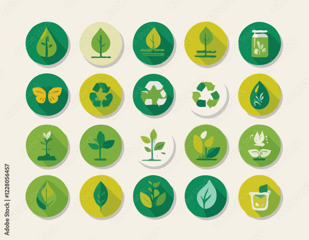 Whimsical Mascot Designs for Eco-Friendly Brands - Vector Illustration Whimsical Mascot Designs for Eco-Friendly Brands - Vector Illustration
