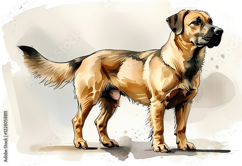 dog vector photo