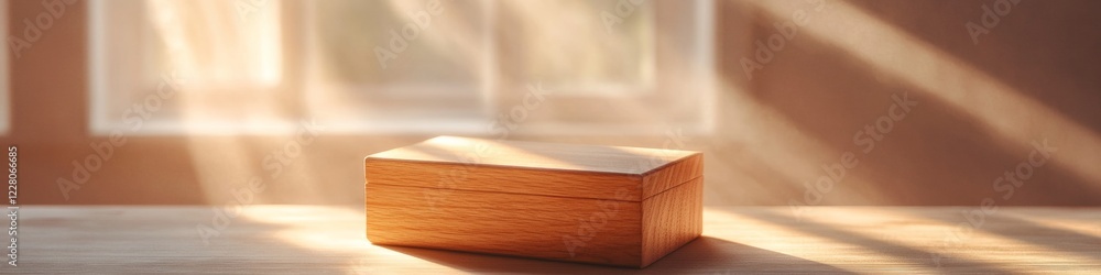 Mindful Escape Decor Wooden Box with Radiant Glow in Calming Light - Ideal for Wellness Branding and Digital Detox Content in Modern Lifestyle Campaigns Mindful Escape Decor Wooden Box with Radiant Glow in Calming Light - Ideal for Wellness Branding and Digital Detox Content in Modern Lifestyle Campaigns