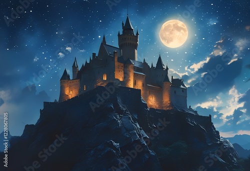 Fototapeta castle wall