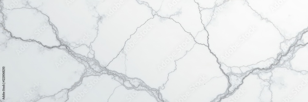 Obraz premium Deep scratches mar pristine white marble, revealing grey undertone , material, marble