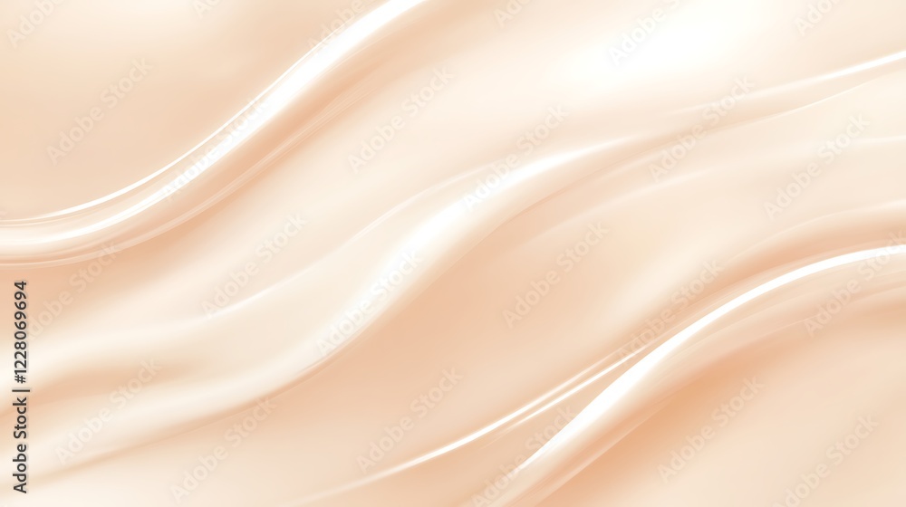 Obraz premium Abstract Beige Swirls Smooth Elegant Background