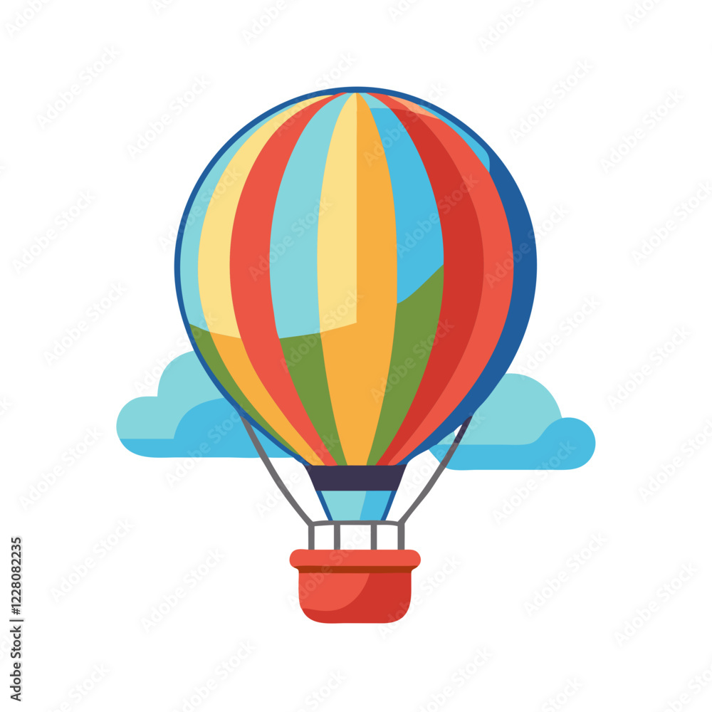 Fototapeta premium Hot Air Balloon Icon