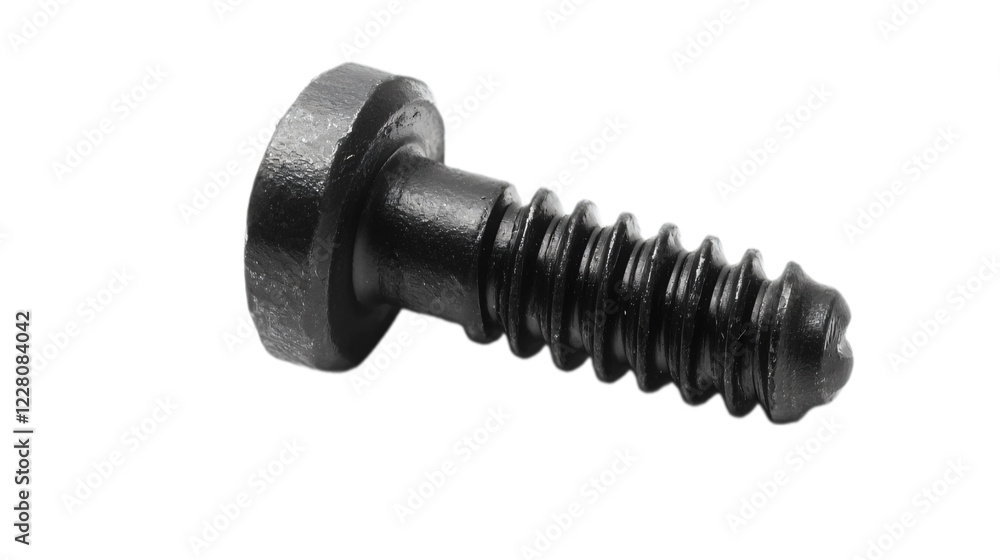 Fototapeta premium Isolated iron nuts on transparent background