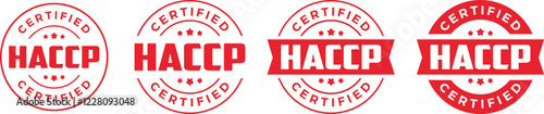 HACCP (Hazard Analysis Critical Control Points) Certified sign stamp