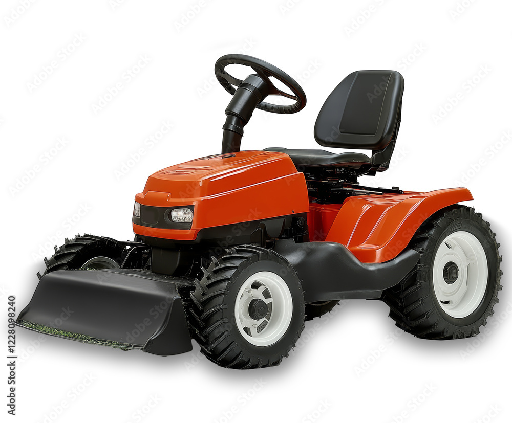 Obraz premium Heavy-Duty Riding Lawn Mower for Professional Landscaping and Home Grass Maintenance Isolated on Transparent Background 5