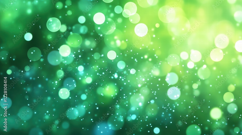 Fototapeta premium A Luminous Background with Electric Green