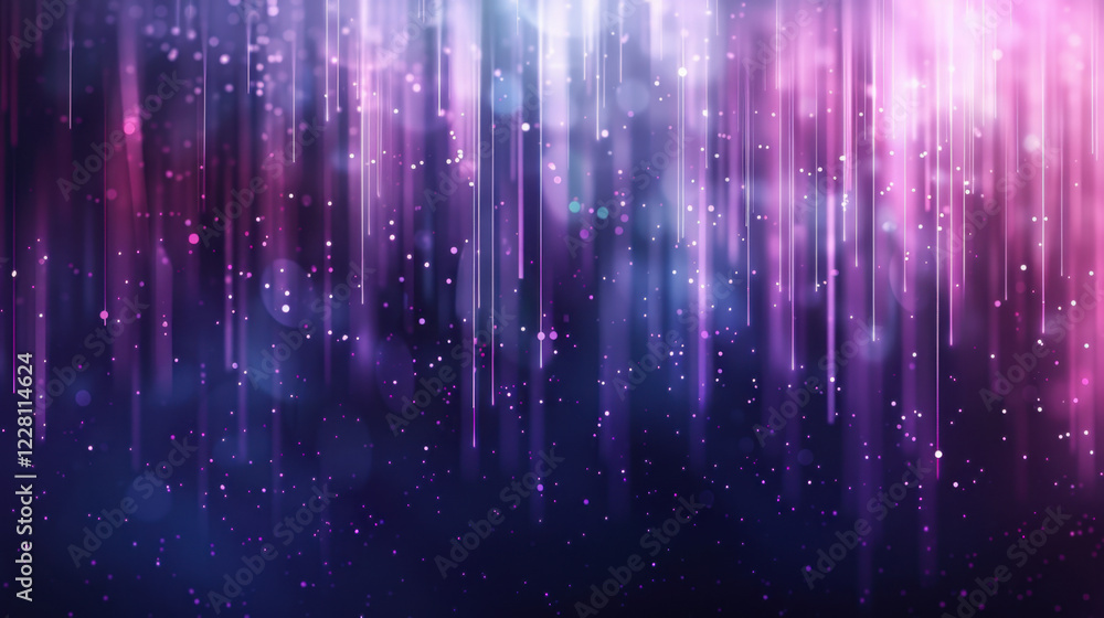 vibrant abstract light streaks with colorful bokeh