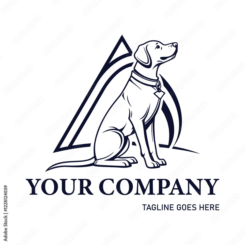 Obraz premium Dog training Logo Design.
