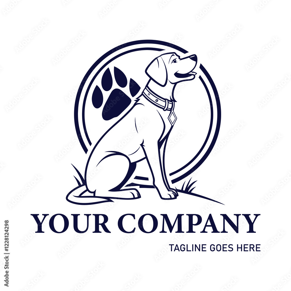 Obraz premium Dog training Logo Design.