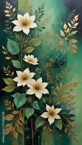 digital floral background