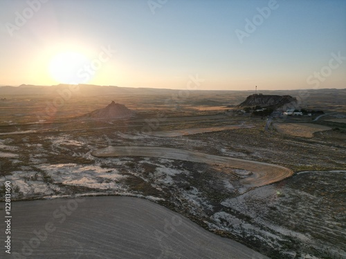 Bardenas Reales all'alba