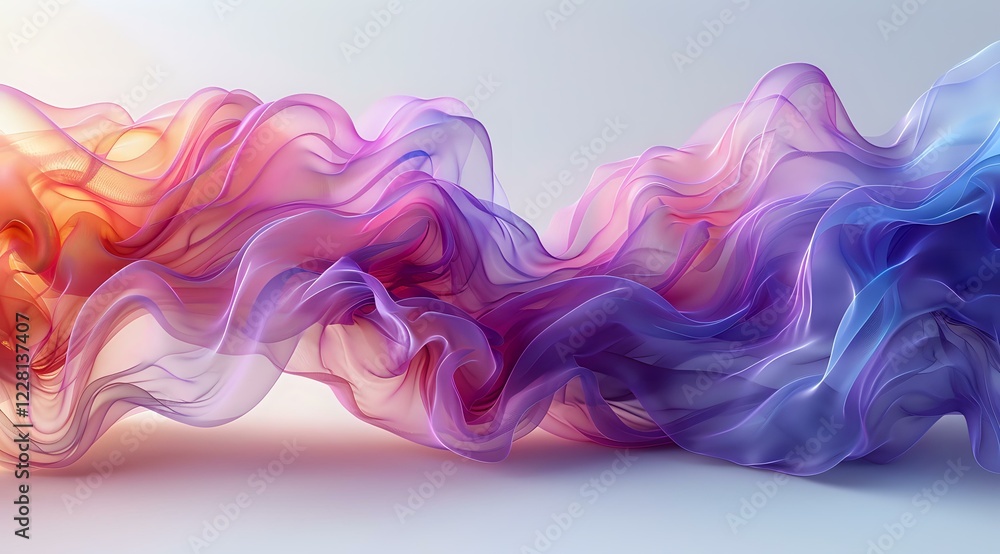 Abstract flowing smoke waves in vibrant gradient colors from orange to purple and blue, perfect for modern website headers, presentations, or creative design backgrounds. Abstract flowing smoke waves in vibrant gradient colors from orange to purple and blue, perfect for modern website headers, presentations, or creative design backgrounds.
