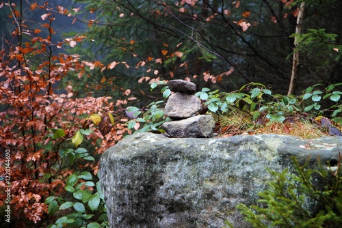Canvas Print zen rock balance